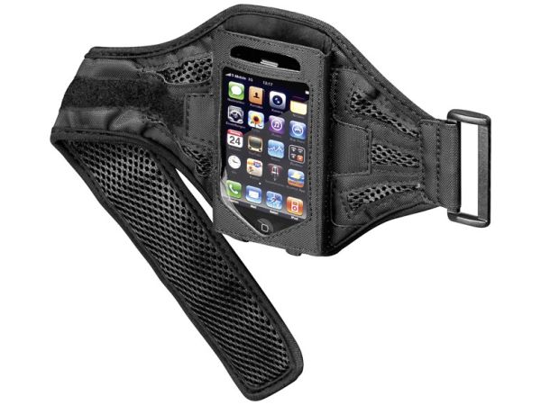 Sport armhylster til iPhone 4/4S/5/5S/5C - Sort