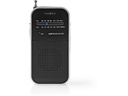 Bærbar FM-radio - AM/FM, Batteri, Analog, Sort