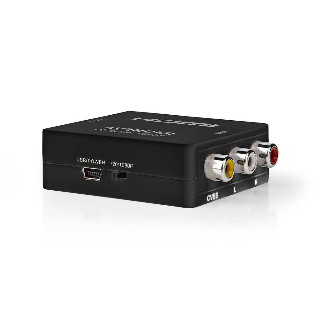 HDMI konverter - Video komposit + audio til HDMI