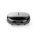 Multigrill - Sandwich/Vaffel/Grill, 800W, Sort