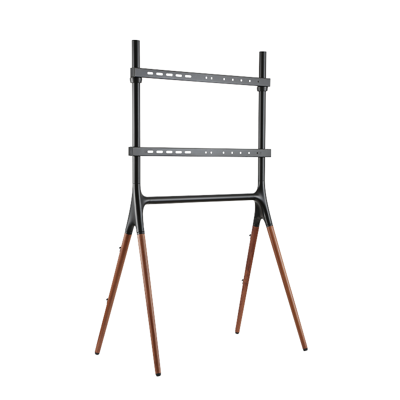 TV gulvstand - 49-70" maks. 40kg, valnøddetræ