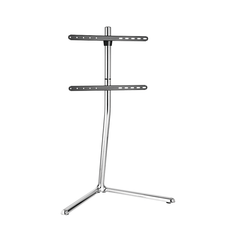 TV-gulvstand - 49-70". V-fod, maks. 40kg, Krom
