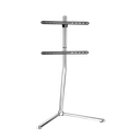 TV-gulvstand - 49-70". V-fod, maks. 40kg, Krom