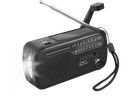 Dynamo FM radio m. solpanel, Sort