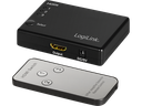HDMI switch, 3x1-Port, 1080p/60 Hz, HDCP, CEC, RC