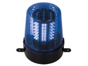 Roterende LED advarselsblink - Blå (12V) incl. netadapter