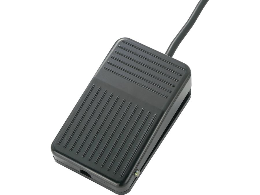 Fodkontakt, 1 omskifter ON-(ON) 250Vac / 10A, IP20