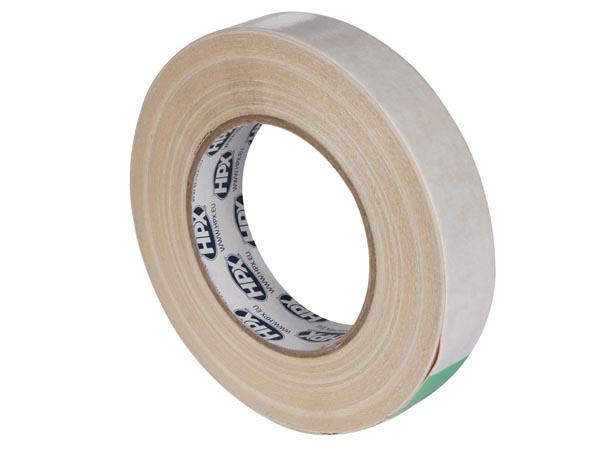 HPX dobbeltsidet tape - 25mm x 50M (aftagelig)