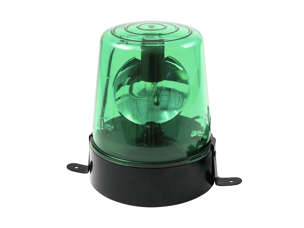 Roterende blink - GRØN, 15W m. 230V netstik