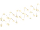 LED lyskæde - 2 x 20 LEDs, varm hvid, timer (1,05m)