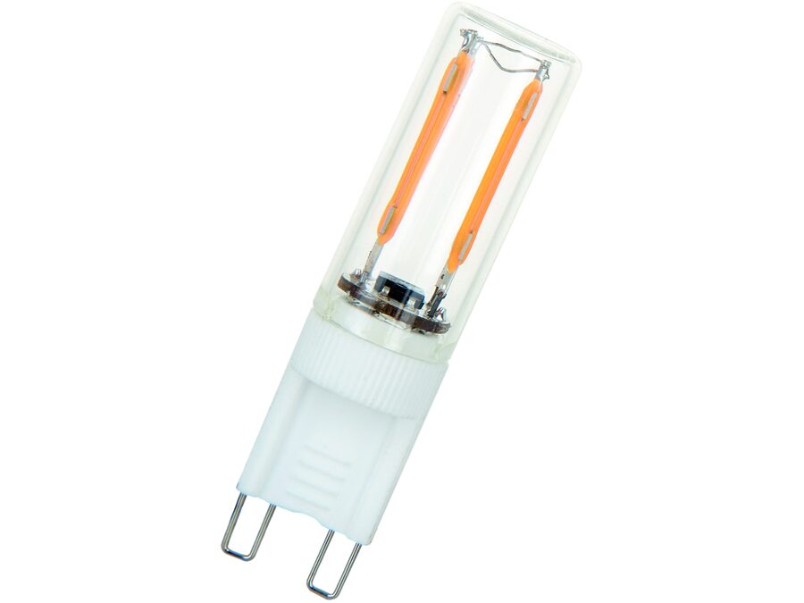 G9 LED stiftpære - 240V 1,5W dæmpbar, Ekstra Varm hvid (922)