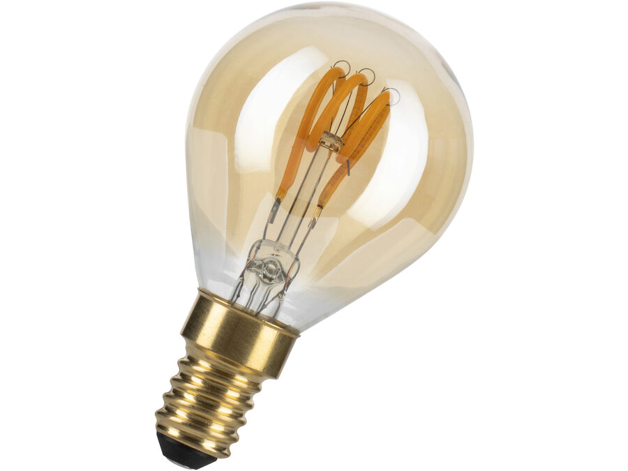 G45 SpiraLED kronepære - 240V 3W E14 2000K, Dæmpbar