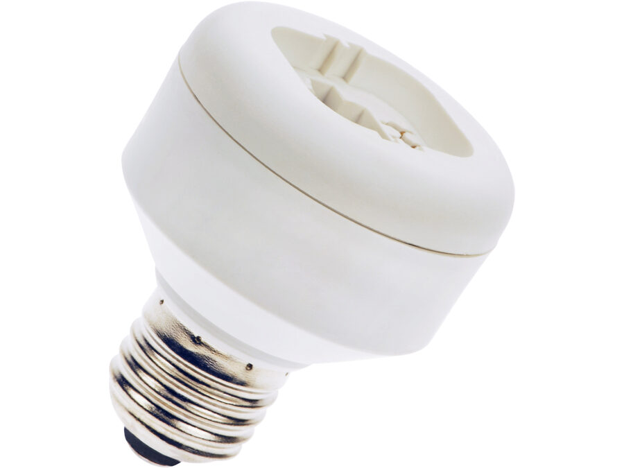 Elektronisk adapter - E27 240V til G24q-2 18W, Keramisk