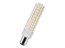 LED kompaktrør pære - 240V 6,5W, Ba15d sokkel (2700K)