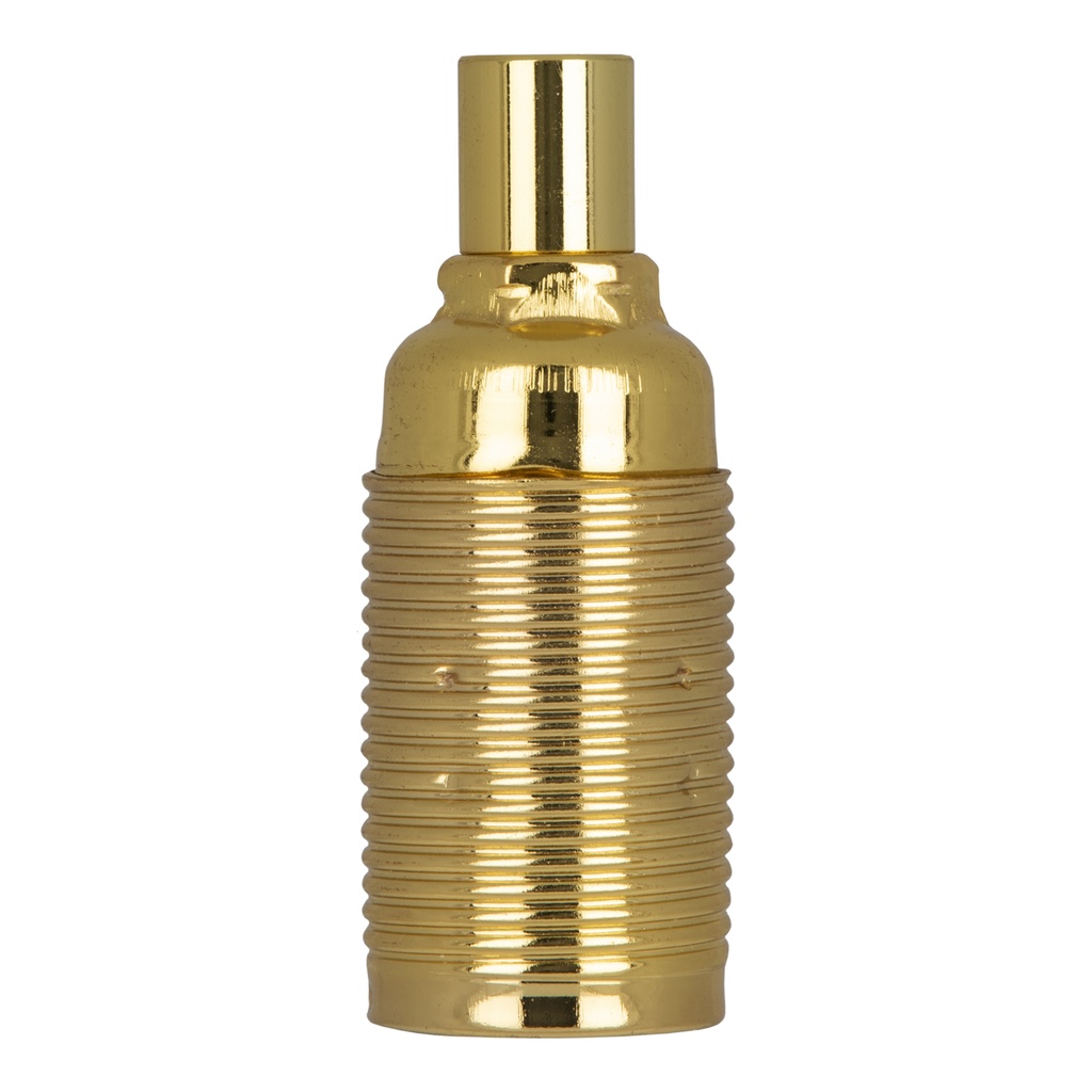 E14 pærefatning - Guld, m. gevind