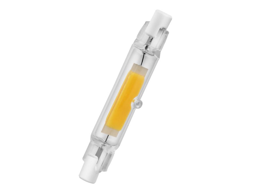 R7S LED pære - 240V 4W 360° 78mm, Varm hvid (glas)