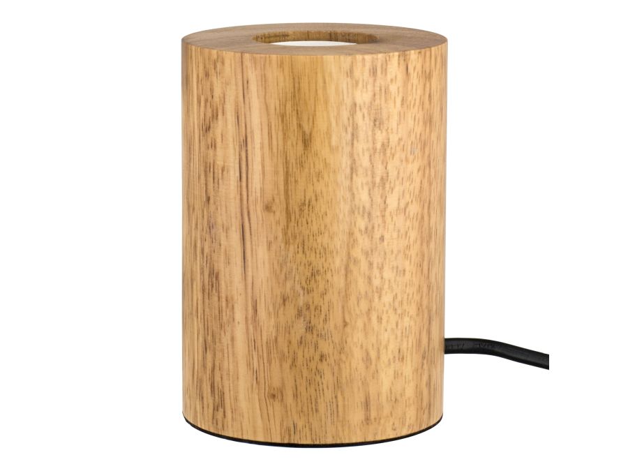 Bordlampe - 240V / 60W E27, træ (1m)