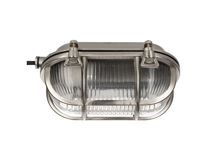 Skotlampe - AHOI, E27, Alu. nikkel (til indendørs brug)
