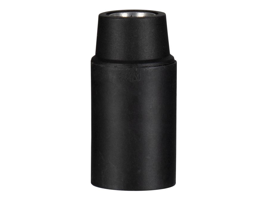 Kronefatning - E14, 10mm gevind, Sort (maks. 60W)