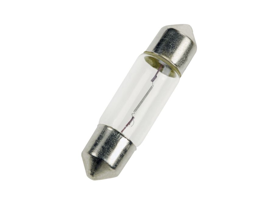 Pinollampe - 12V / 250mA / 3W S7 sokkel (Ø8 x 31mm)