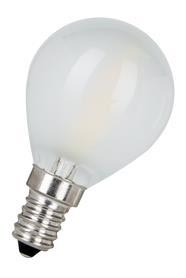 G45 Filament LED kronepære - 240V 2W opal, E14 sok. (2700K)