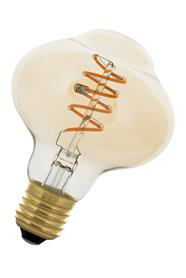 L84 SpiraLED GOLD decopære - 240V / 4W dæmpbar, E27 (2200K)