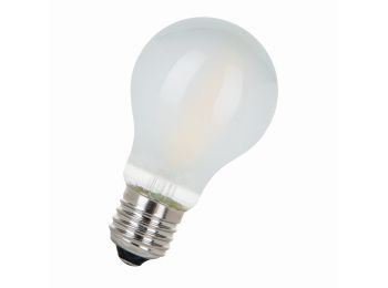 A60 LED pære - 240V 8W opal, Dæmpbar, E27 (2700K)