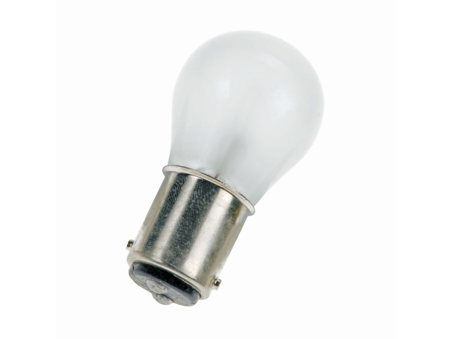 Dværglampe - 24V / 21W Globe, Ba15d sokkel (Ø25x50mm)