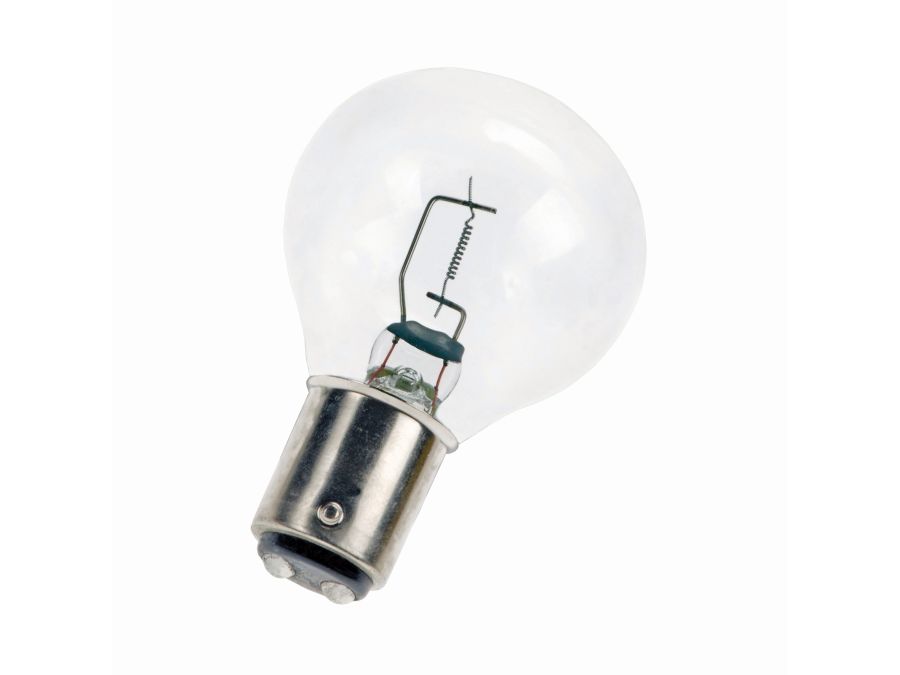 Dværglampe - 24V / 48W Globe, Ba15d sokkel (Ø38x56mm)