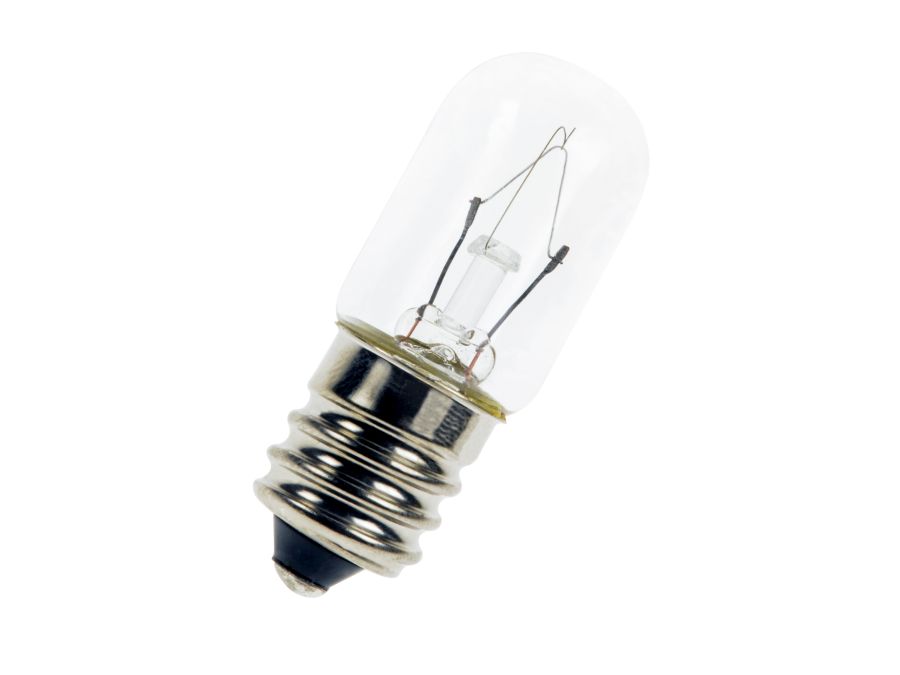 Rørlampe - 24V / 208mA / 5W, E14 sokkel (Ø16x45mm)