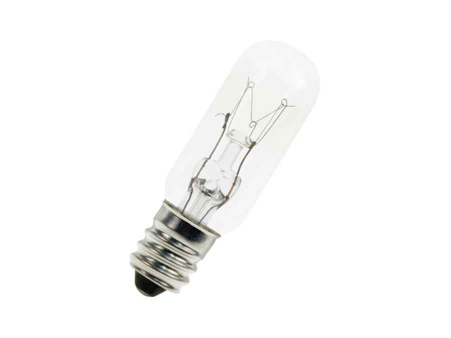 Dværglampe - 220-260V / 58mA / 10-15W, E12 sokkel (Ø16x54mm)