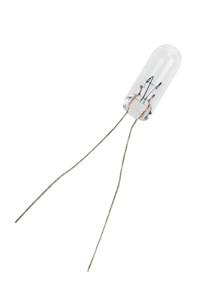 T1 1/2 trådlampe - 24V / 40mA / 0,96W (Ø5x10mm)