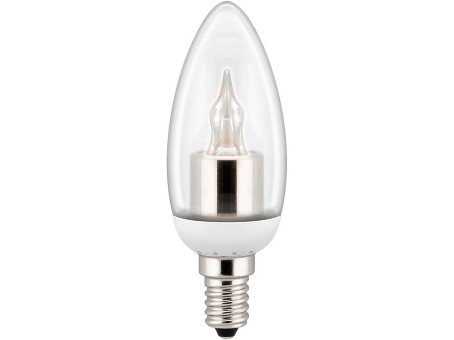 Krystal LED kertepære - 230V / 3,5W E14 sokkel, Dæmpbar