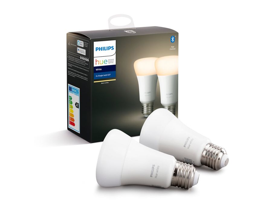 Philips Hue White Ambiance A60 - E27 pærer - 1100 - 2-pak