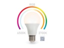 A60 Smart WIFI pære - RGB, Kold & varm hvid 8,5W E27