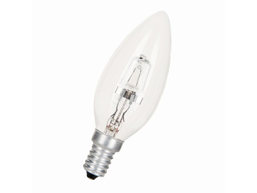 C35 Halogen kertepære - 240V / 28W ECO, klar