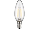 Filament LED kertepære - 230V / 2W, E14 sokkel (2700K)
