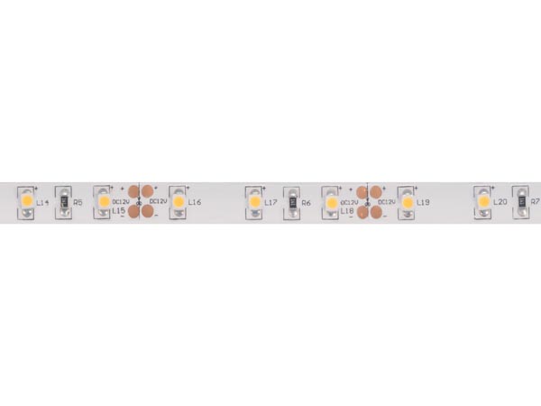 LED strip (IP61) - 12V, 60 LED/m, VarmHvid 3300K (metervare)