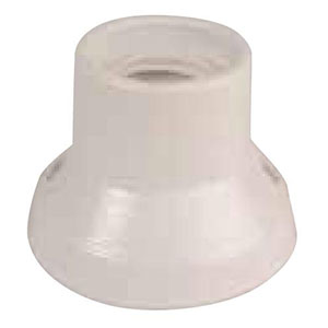 Hvid loft/vægfatning i porcelæn