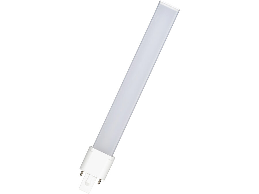 LED PL kompaktrør - 6W (11W), G23, EM+AC (830)