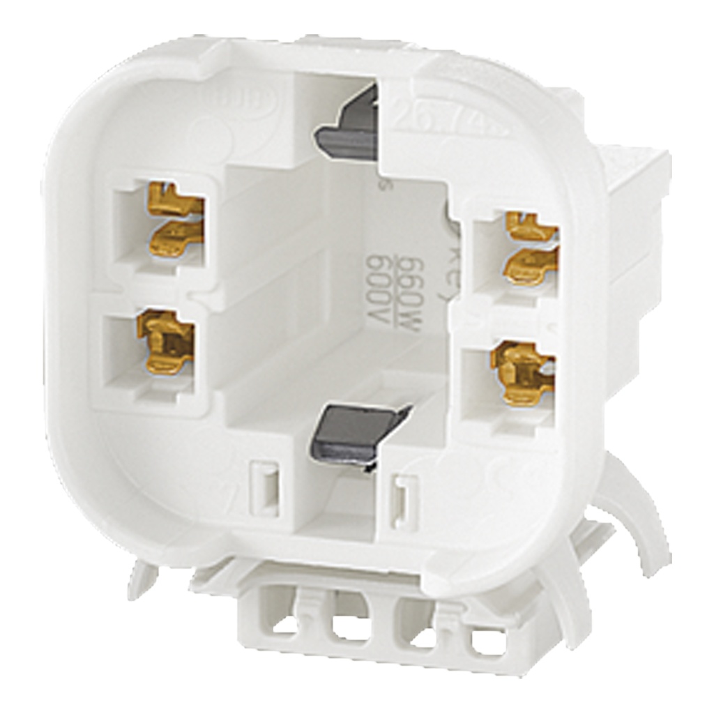 Gx24q-4 fatning m. snap-in