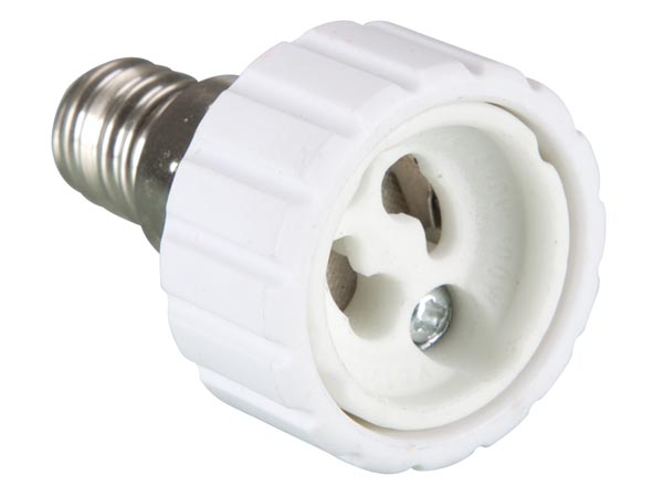 Pæresokkel adapter - E14 til GU10