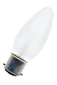 Industri kertepære - 240V / 60W, Mat, B22d sokkel