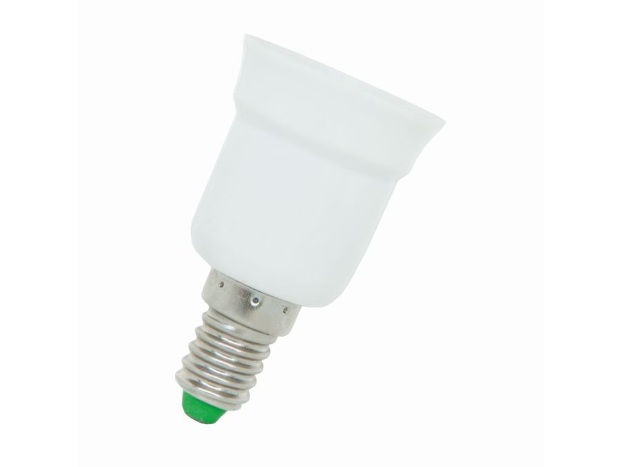 Pæresokkel adapter - E14 til E27