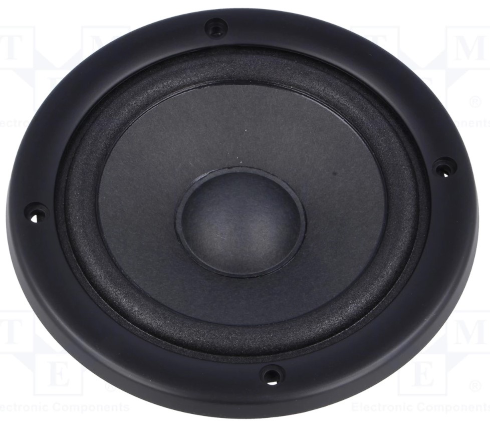 Mellemtone højttalerenhed - 80W 8ohm, 102x102x41mm