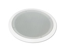 100V lofts-indbygningshøjttaler - 8" Rund 10W, Hvid (Ø235mm)