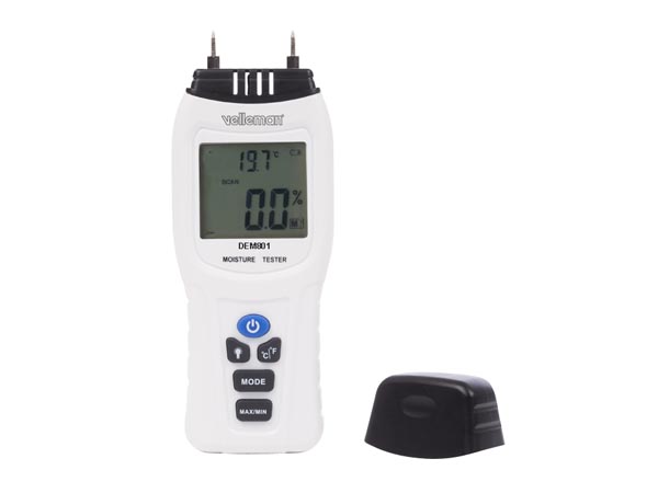 Digital fugtighedsmåler m. termometer