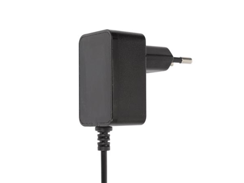 Netadapter - 12Vdc / 24W (2A), Sort (5,5x2,1mm)