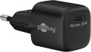 USB-C™ PD GaN Lynlader Nano (20W) Sort