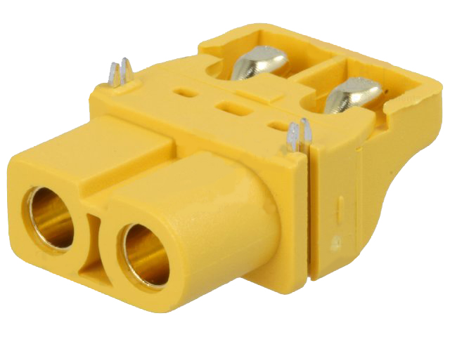 DC-XT60 fatning - 2pol hun, SMT